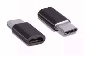 Sem Imagem - ADAPTADOR MICRO USB FEMEA PARA MICRO USB TIPO C MACHO, TIPO C 3.1 CORES SORTIDAS